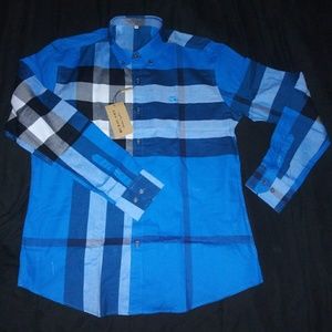 Burberry button up. Please read description